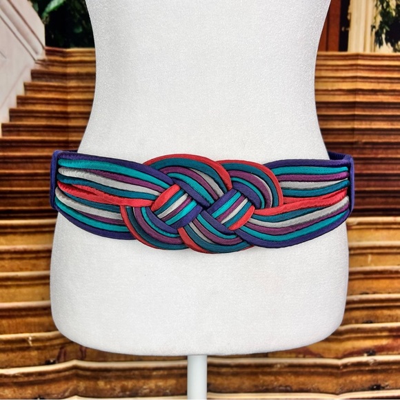 Accessories - Multicolor Braided Women's Belt